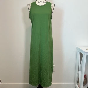 Athleta Maxi Dress Sleeveless Casual Comfy Green Tank Dress Size M - Picture 1 of 6