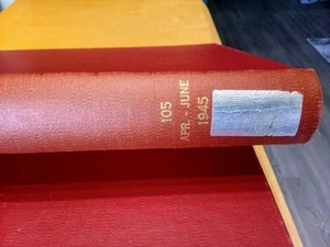 Bound Volume Of Vogue Magazine 1945 Apr-Jun 4 Issues WWII LOOK! - Picture 1 of 24