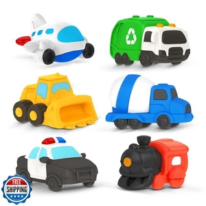 Zippytots 6 PCS Vehicle Floating Bath Toys Mold Free Infant Bath Tub Toys for - Picture 1 of 5