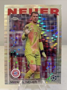 2024-25 Topps Chrome UEFA Manuel Neuer Pulsar Refractor - Picture 1 of 2