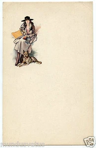 Bezaubernde Femme.lady.chapeau.hat.chien.dog - Bild 1 von 1