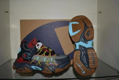 Champion Bromad Sedge "Grey/Blue/Red" Grade School Boys' Shoe CP102309Y NIB - Image 1 of 3