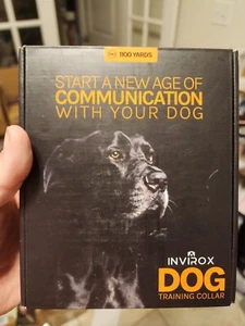 INVIROX Hunde Schockhalsband für große Hunde 123 Stufen Hundetraining offene Box - Bild 1 von 4