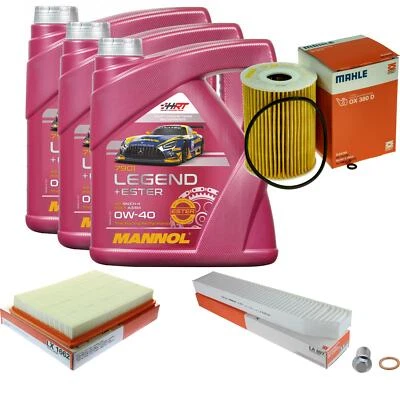 Mahle Inspección Set 12L mannol Legend + Ester 0W-40 para Jeep Commander - Imagen 1 de 4