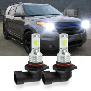 Faro LED 9005 6000 K blanco brillante para Ford Explorer 2016-2019 bombilla de haz alto - Imagen 1 de 12
