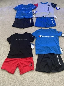 lot of boys champion boy short sets-size 4 - Picture 1 of 5