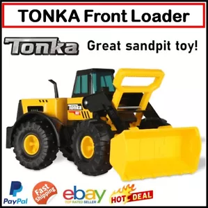 TONKA Excavator Metal Front Loader Kids Sand pit Digger Construction Vehicle Toy - Picture 1 of 5
