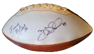 1997 Bennie & Brian Blades 2 Brothers Seattle Seahawks Signed NFL Football - Picture 1 of 6