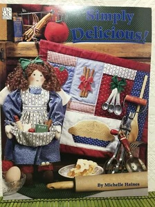Simply Delicious Doll Pattern & Wall Hanging Michelle Haines DPC Cinnamon Pie - Picture 1 of 6