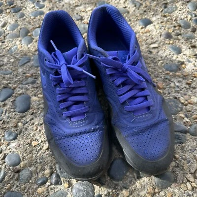 Nike Air Max 1 Ultra Moire Entrenadores 705297-500 EE. UU. 8,5 Violeta Persa Uva Negro Foto 1 de 4