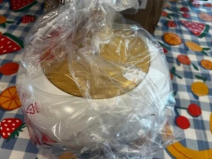 Elegant Lighting LDPD2004 Nora 11-1/2" Pendant w/Aluminum Shade, White/Wood - Picture 1 of 6