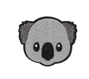Koala Iron on Embroidered Patch Sew on Fabric Badge 7cm x 8cm - Picture 1 of 1
