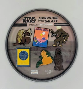 Disney Star Wars Adventure Across the Galaxy Pin Set Tatooine Amazon Exclusive - Picture 1 of 5