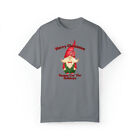Comfort Colors Holiday Gnome Tee Shirt Cotton Garment-Dyed T-Shirt Christmas