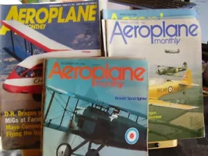 JOB LOT X 19 AEROPLANE MONTHLY AIRCRAFT MAGAZINES 1974 TO 1999 RADLETT AERODROME - Imagen 1 de 21