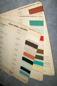 Trucioli di vernice colore auto Ford EDSEL 1958 - Dupont - Foto 1 di 2