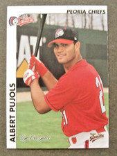 2000 Multi-Ad Sports Mid-West League Top Prospect Albert Pujols Peoria Chiefs