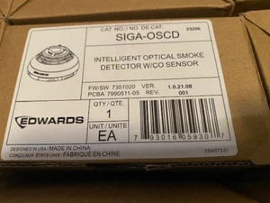 Edwards EST SIGA-OSCD Smoke and CO Detector (NEW) - Picture 1 of 1