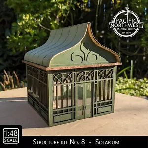 1:48 Scale Building Kit "Solarium" - Pacific Northwest Miniatures - Picture 1 of 7