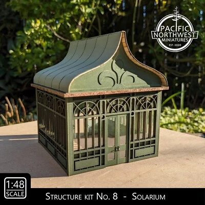1:48 Scale Building Kit "Solarium" - Pacific Northwest Miniatures - Image 1 of 4