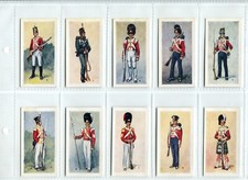 British Uniforms of the 19th Century 1957 Mills Cigarette Cards  Set of 25 Cards