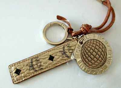MCM Key chain ring Charm Gold Bag With Box and dust bag NEW - Image 1 of 4