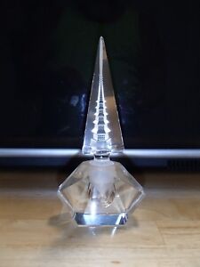 Japanese Glass Cut Pagoda Perfume Bottle