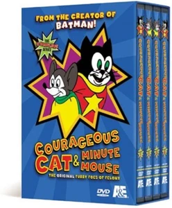 Courageous Cat & Minute Mouse DVD - Animated Series - Bob Kane Creator of Batman - Picture 1 of 1