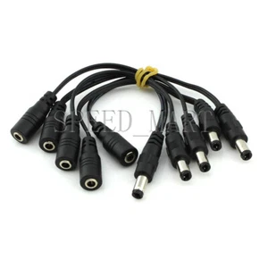 Cable convertidor de fuente de alimentación de CC 5 piezas 3,5 x 1,35 mm hembra a enchufe macho de 5,5 x 2,5 mm - Imagen 1 de 4