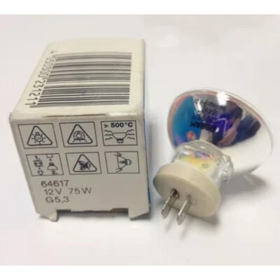 OSRAM 64617 12V75W G5.3-4.8 MR11 Dental Light Curing Bulb Flat Foot Dental Lamp - Image 1 of 4