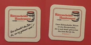 Rüttenscheider Brauerei Bierdeckel Bierfilz Coaster Beermat - Picture 1 of 1