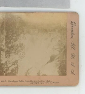 Shoshone Falls von South Side Idaho ID Internationale Stereoansicht - Bild 1 von 2