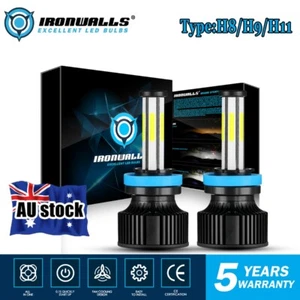 Pair LED Headlight Bulbs H8 H9 For 2012-2016 MAZDA CX-5 CX5 Low Beam H11 6000K - Picture 1 of 12