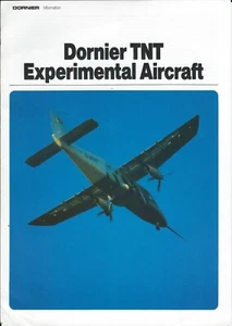 Brochure - Dornier - TNT Experimental Aircraft - D-IFNT cover image (B674) - Picture 1 of 1