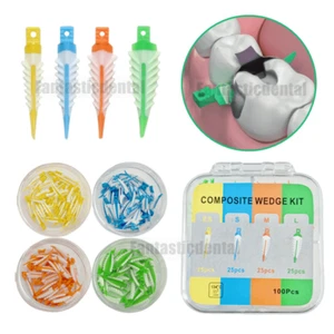 Dental Soft Strata G Wedges Cervical Seal Diastema Composite Matrix Fit Garrison - Picture 1 of 20