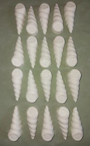 20 Plaster Of Paris Turritella Shells - Picture 1 of 1