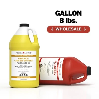 Gallon 8 lb. Fragrance Oils Soap Burner Diffuser Candle Making Perfume Wholesale - Image 1 of 4