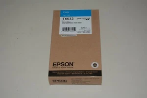 Genuine Epson T6032 Cyan Ink Cartridge Stylus Pro 9400 EXP 2018 - Picture 1 of 2