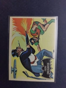 1966 Topps Batman Black Bat Canada Fiery Encounter #19 NM - Picture 1 of 2