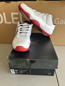 Size 13 - Air Jordan 11 Retro Low White Red Cherry 2012 528895-101 Replace Box - Picture 1 of 10