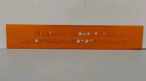 Vintage Gestetner Nr. 122 Schriftführer Zeichenschablone Made in England - Bild 1 von 7