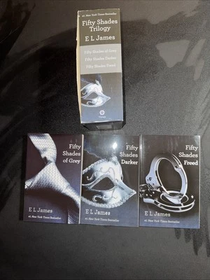 FIFTY SHADES OF GREY DARKER FREED COMPLETE TRILOGY 3 PB BOOK SET BY E L JAMES - Image 1 of 4