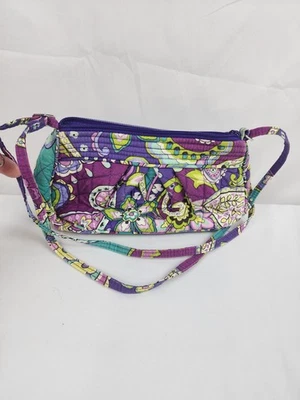 Bandolera Vera Bradley HEATHER Frannie BOLSO BANDOLERA BOLSO DE HOMBRO PEQUEÑO PÚRPURA PAISLEY Foto 1 de 3