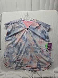 Dragon Fly Healing Hands Purple Label Scrub V Neck Kelly Top HH902 Neu mit Etikett XL - Bild 1 von 10