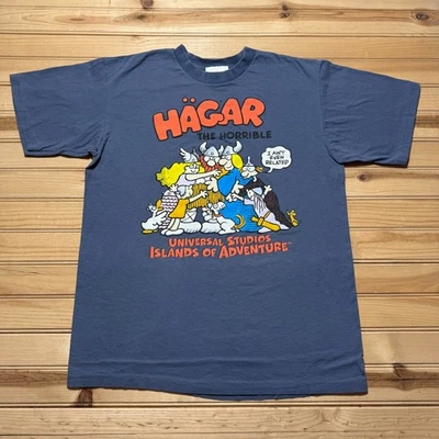 Camiseta Grande Vintage Años 90 Agar la Horrible Universal Studios Islands Adventure Foto 1 de 4
