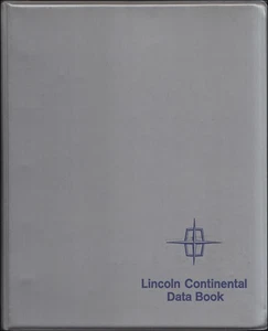 1968 Lincoln Continental Data Book Original Options - Picture 1 of 2