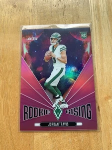 JORDAN TRAVIS 2024 PANINI PHOENIX #RR-JTS PINK ROOKIE RISING /80 (RC) - JETS - Picture 1 of 2