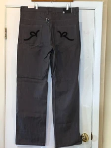 Y2K ROCAWEAR HOMBRE NUEVO GRIS JEANS TALLA 38X35 - Imagen 1 de 10