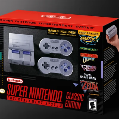 Retro SNES Classic Mini Console HDMI System 21 Games + 2 Controllers