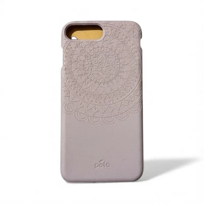 Pela Phone Case for iPhone 6+/7+/8+ - Lavender Mandela Design - Eco-friendly - Image 1 of 2